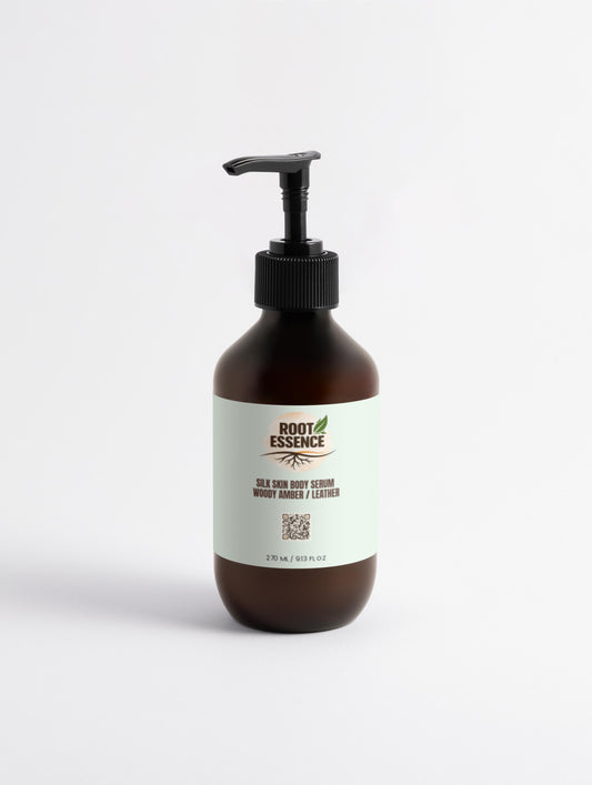 Silk Skin Body Serum, Woody Amber & Leather