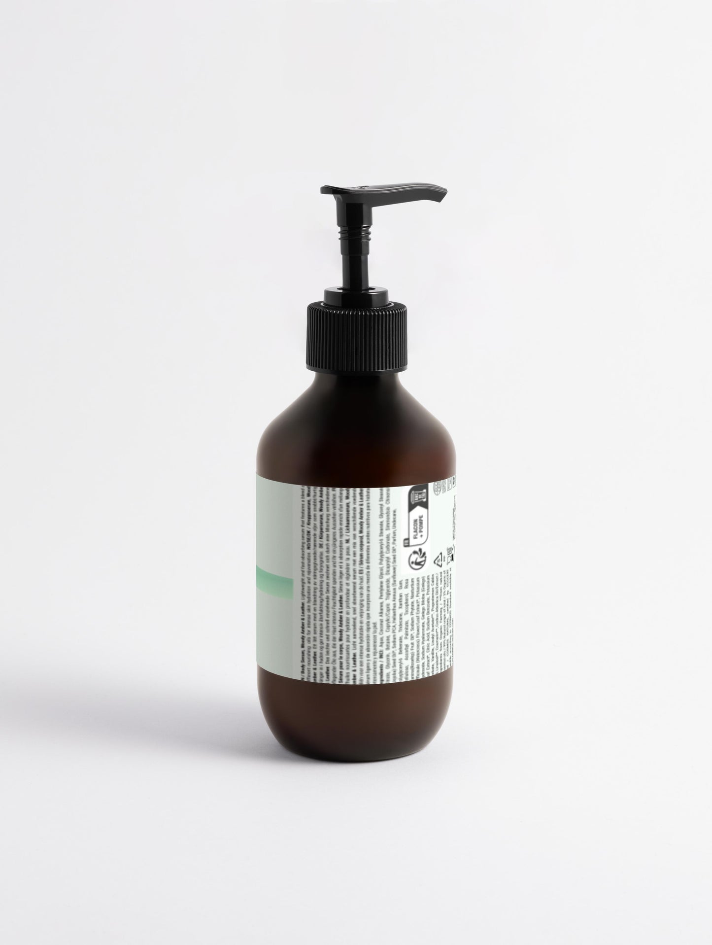 Sérum corporel peau de soie, Ambre boisé et cuir